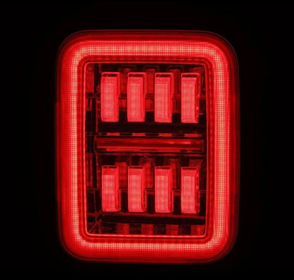 AlphaRex 19-24 Jeep Gladiator JT Nova-Series Prismatic LED Tail Lights - Chrome-Headlights-AlphaRex