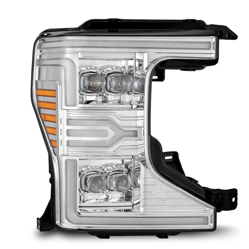 AlphaRex 20-22 Ford F-250/350/450/550 SD NOVA-Series LED Proj Headlights Chrome w/SS & SBDRL-Headlights-AlphaRex