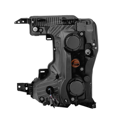 AlphaRex 20-22 Ford F150 Pro-Series Projector Headlights Black w/ Activation Light / Seq. Sig. / DRL-Headlights-AlphaRex