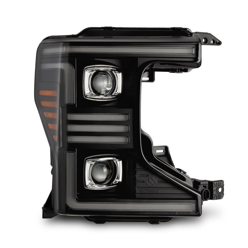 AlphaRex 20-22 Ford F150 Pro-Series Projector Headlights Black w/ Activation Light / Seq. Sig. / DRL-Headlights-AlphaRex