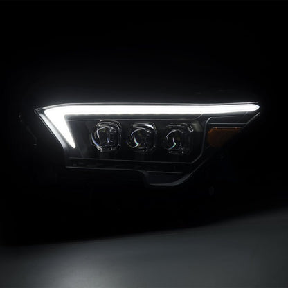 AlphaRex 2023+ Toyota Tacoma NOVA-Series LED Proj Headlights Black w/Actv Light & Seq. Sig + DRL-Headlights-AlphaRex