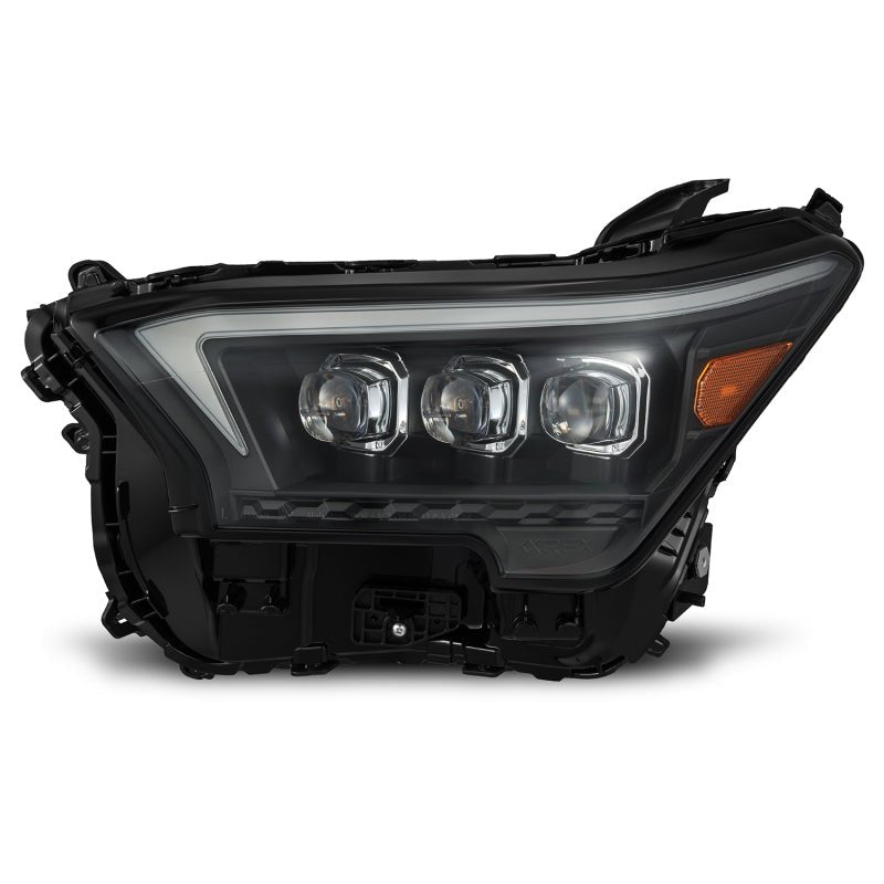 AlphaRex 2023+ Toyota Tacoma NOVA-Series LED Proj Headlights Black w/Actv Light & Seq. Sig + DRL-Headlights-AlphaRex