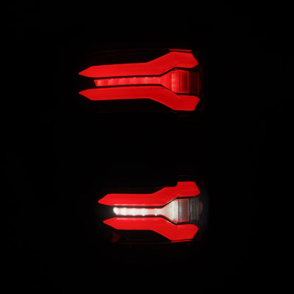 AlphaRex 21-23 Ford F-150 LUXX LED Taillights - Black Red w/ BLIS-Headlights-AlphaRex
