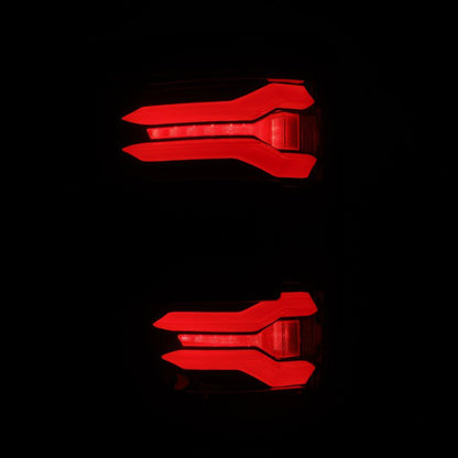 AlphaRex 21-23 Ford F-150 LUXX LED Taillights - Black Red w/ BLIS-Headlights-AlphaRex