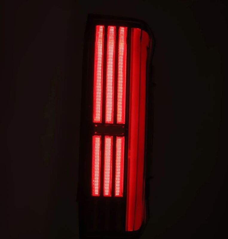 AlphaRex 22-24 Toyota Tundra NOVA-Series Prismatic LED Tail Lights - Black/Red-Headlights-AlphaRex
