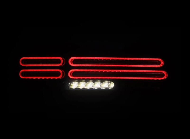 AlphaRex 23-25 Nissan Z Nova-Series Quad-Loop Style Prismatic LED Tail Lights - Alpha Black-Tail Lights-AlphaRex
