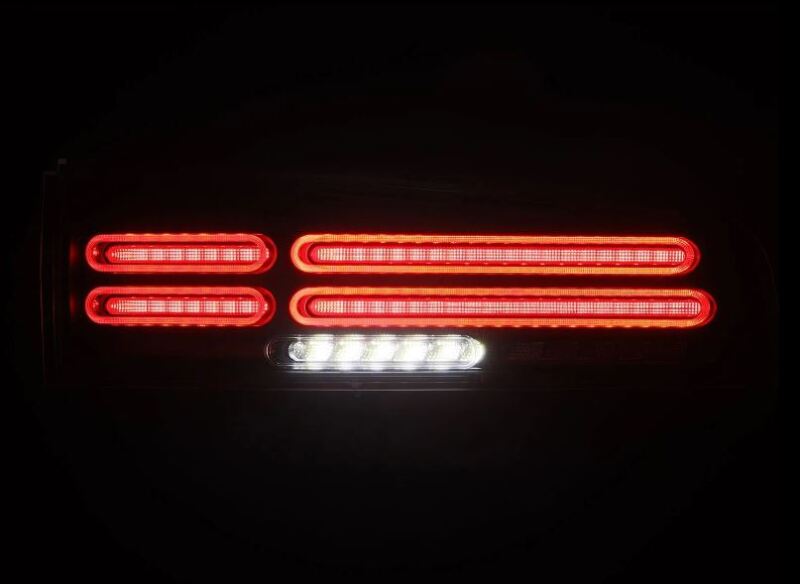 AlphaRex 23-25 Nissan Z Nova-Series Quad-Loop Style Prismatic LED Tail Lights - Black-Tail Lights-AlphaRex