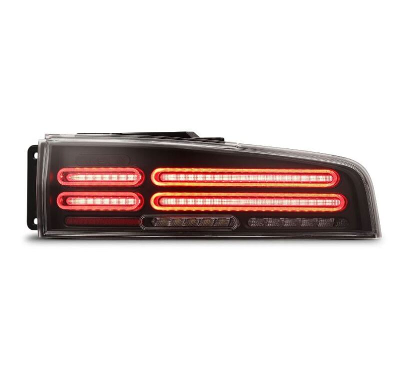 AlphaRex 23-25 Nissan Z Nova-Series Quad-Loop Style Prismatic LED Tail Lights - Black-Tail Lights-AlphaRex