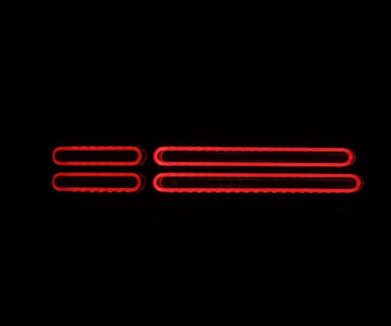 AlphaRex 23-25 Nissan Z Nova-Series Quad-Loop Style Prismatic LED Tail Lights - Black-Tail Lights-AlphaRex