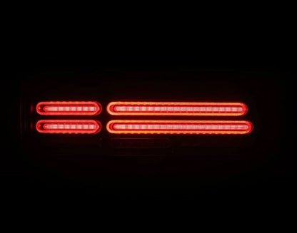 AlphaRex 23-25 Nissan Z Nova-Series Quad-Loop Style Prismatic LED Tail Lights - Black-Tail Lights-AlphaRex