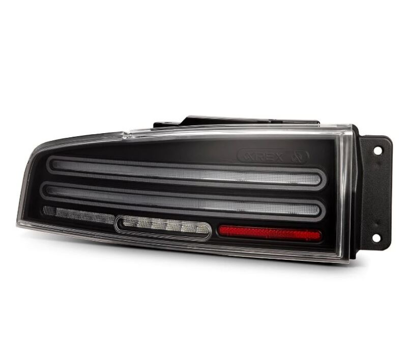 AlphaRex 23-25 Nissan Z Nova-Series Twin-Loop Style Prismatic LED Tail Lights - Black-Tail Lights-AlphaRex