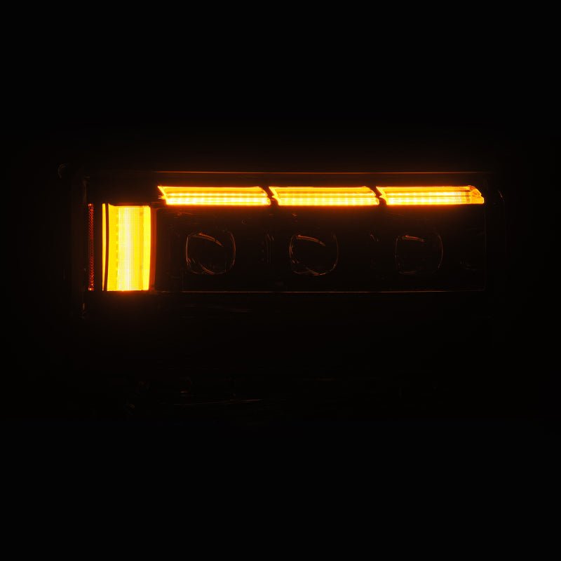 AlphaRex 24-26 Toyota LC250 NOVA LED Proj Headlight Alpha Blk w/Activ Light/Seq Signal/Switchback-Headlights-AlphaRex