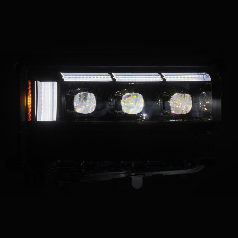 AlphaRex 24-26 Toyota LC250 NOVA LED Proj Headlight Alpha Blk w/Activ Light/Seq Signal/Switchback-Headlights-AlphaRex