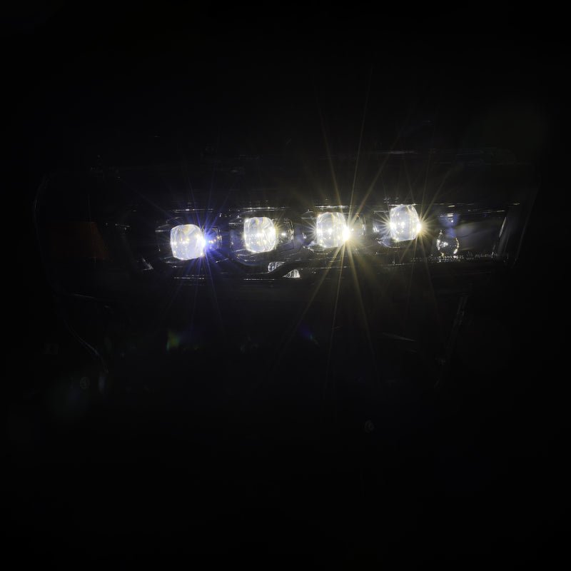 AlphaRex 25-26 Dodge Ram 1500 NOVA LED Proj Headlights- Alpha-Black w/Activ Lit/Seq Signal/Switchbk-Headlights-AlphaRex