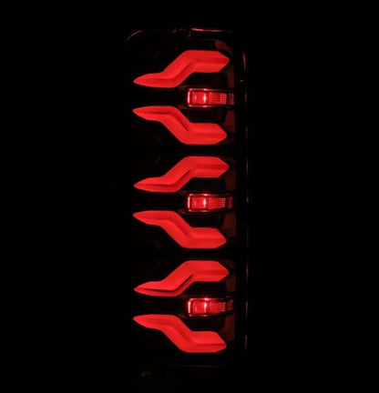 AlphaRex 87-96 Ford Bronco/F-150 Luxx-Series LED Tail Lights - Alpha-Black-Headlights-AlphaRex