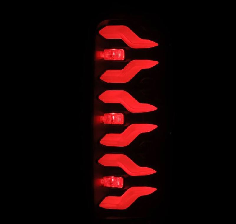 AlphaRex 87-96 Ford Bronco/F-150 Luxx-Series LED Tail Lights - Black-Headlights-AlphaRex