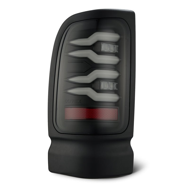 AlphaRex 94-01 Dodge Ram 1500/2500/3500 LUXX-Series LED Tail Lights - Black-Tail Lights-AlphaRex