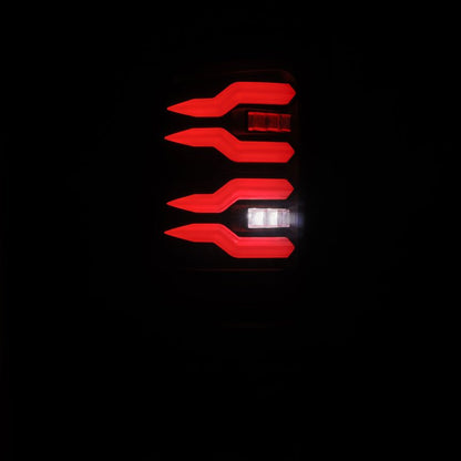 AlphaRex 94-01 Dodge Ram 1500/2500/3500 LUXX-Series LED Tail Lights - Black-Tail Lights-AlphaRex
