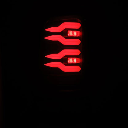 AlphaRex 94-01 Dodge Ram 1500/2500/3500 LUXX-Series LED Tail Lights - Black-Tail Lights-AlphaRex