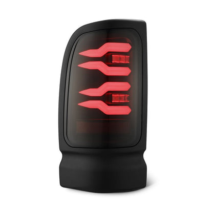AlphaRex 94-01 Dodge Ram 1500/2500/3500 LUXX-Series LED Tail Lights - Black-Tail Lights-AlphaRex