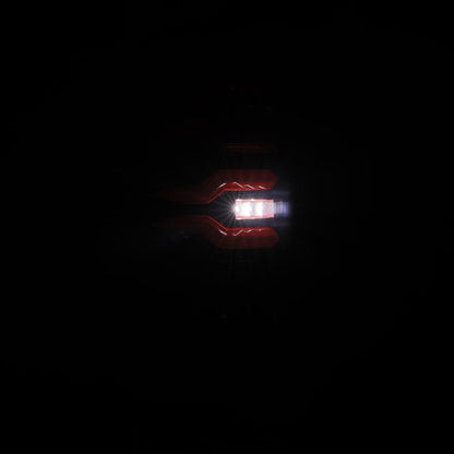 AlphaRex 94-01 Dodge Ram 1500/2500/3500 LUXX-Series LED Tail Lights - Black/Red-Tail Lights-AlphaRex