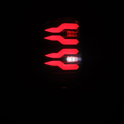 AlphaRex 94-01 Dodge Ram 1500/2500/3500 LUXX-Series LED Tail Lights - Black/Red-Tail Lights-AlphaRex