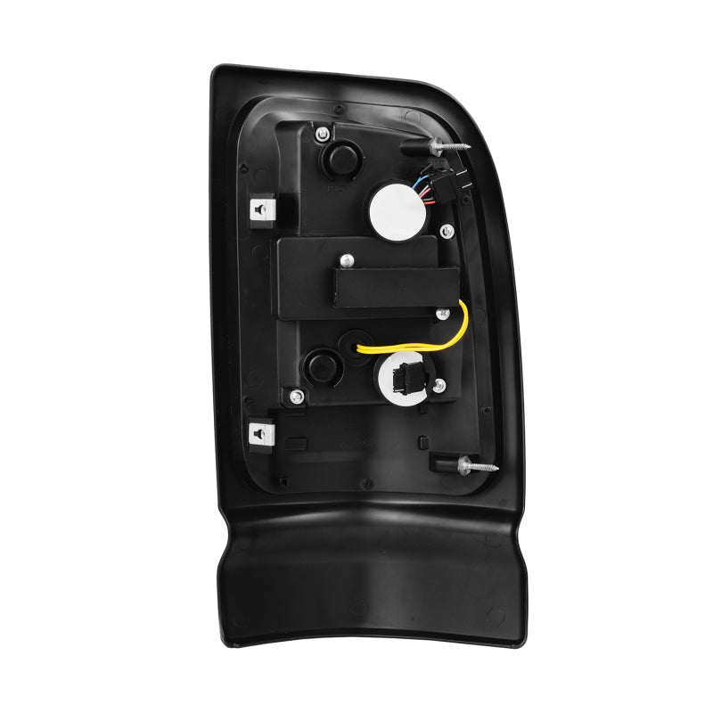 AlphaRex 94-01 Dodge Ram 1500/2500/3500 LUXX-Series LED Tail Lights - Black/Red-Tail Lights-AlphaRex