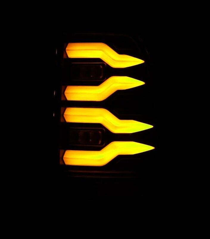 AlphaRex 97-03 Ford F150 / 99-16 Ford F250/F350/F450/F550 LUXX-Series LED Tail Lights - Black-Headlights-AlphaRex