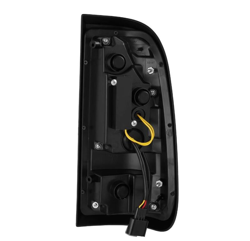 AlphaRex 97-03 Ford F150 / 99-16 Ford F250/F350/F450/F550 LUXX-Series LED Tail Lights - Black/Red-Headlights-AlphaRex