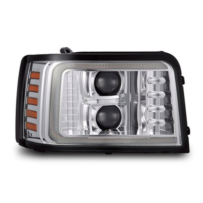 AlphaRex Projector Headlights, Chrome w/ Activation Light, Sequential Signal-Headlights-AlphaRex