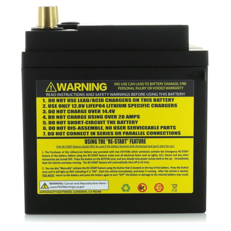 Antigravity H6/Group 48 Lithium Car Battery w/Re-Start-Batteries-Antigravity Batteries