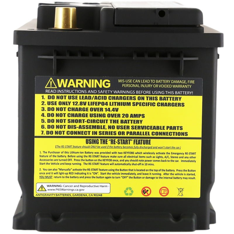 Antigravity H7/Group 94R Lithium Car Battery w/Re-Start-Batteries-Antigravity Batteries