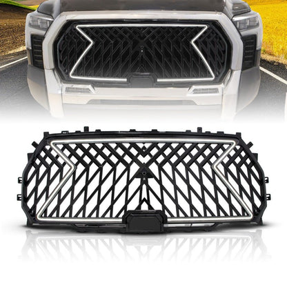Anzo 22 - 24 Toyota Tundra Full LED Light Tube Front Grille w/ Initiation & Running Light Headlights