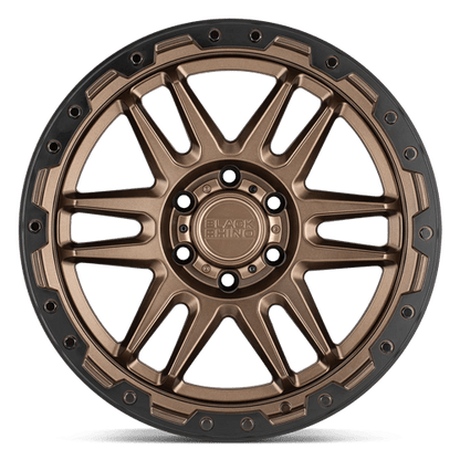 Black Rhino APACHE Matte Bronze W/ Blk Rg & Bolts 18x9 -18 6x139.7mm 112.1mm