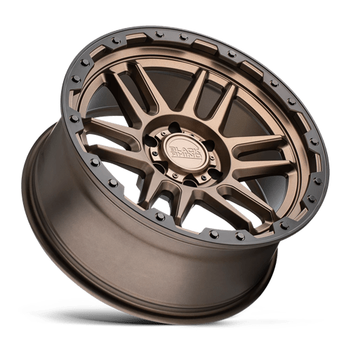 Black Rhino APACHE Matte Bronze W/ Blk Rg & Bolts 17x8.5 0 6x135mm 87.1mm