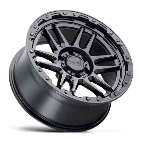 Black Rhino APACHE Matte Black W/ Black Bolts 20x9 -18 6x139.7mm 112.1mm