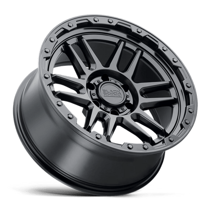 Black Rhino APACHE Matte Black W/ Black Bolts 20x9 -18 6x139.7mm 112.1mm