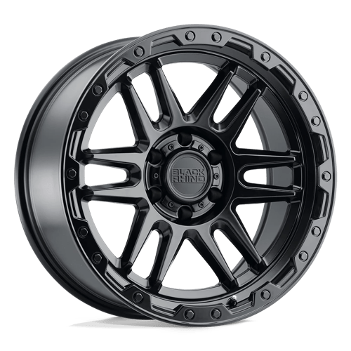 Black Rhino APACHE Matte Black W/ Black Bolts 20x9 -18 6x139.7mm 112.1mm