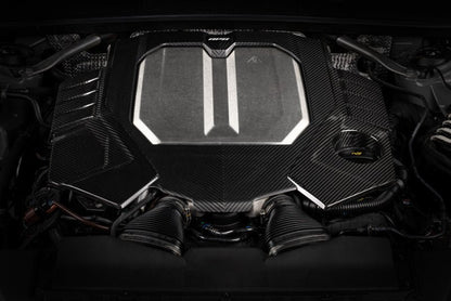 APR 21-26 Audi RS6 Avant/RS7 Sportback EA825 (C8) 4.0T Carbon Fiber Engine Cover-Engine Covers-APR