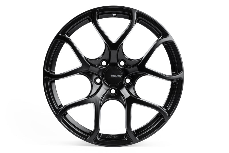 APR A01 Flow Formed - 18x8.5 - 5x112 - ET45 - 66.5mm Center Bore - Satin Black Wheel-Wheels - Cast-APR