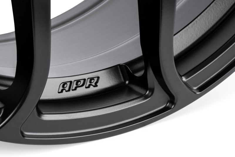 APR A01 Flow Formed - 18x8.5 - 5x112 - ET45 - 66.5mm Center Bore - Satin Black Wheel-Wheels - Cast-APR
