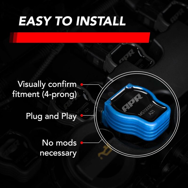 APR EA888.1/EA888.2/EA113/EA837 (PQ35/PQ45) 2.0T/3.0T Ignition Coil - Blue-Ignition Coils - Upgrade-APR