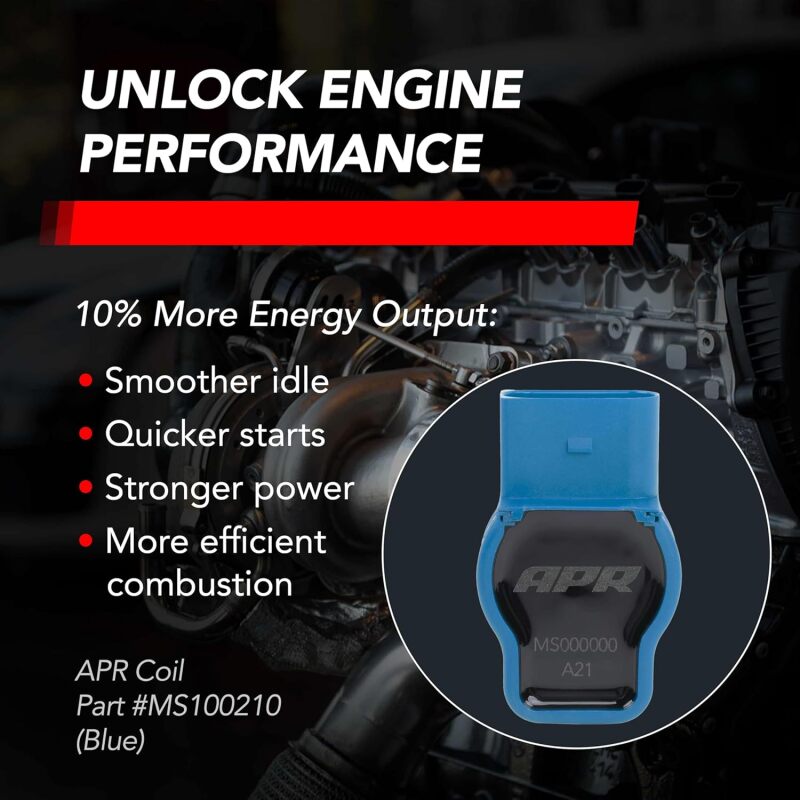 APR EA888.1/EA888.2/EA113/EA837 (PQ35/PQ45) 2.0T/3.0T Ignition Coil - Blue-Ignition Coils - Upgrade-APR