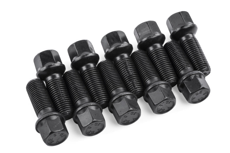 APR Lug Bolts - Use w/Factory Spacers - 27mm - Black (Set of 10)-Wheel Bolts-APR