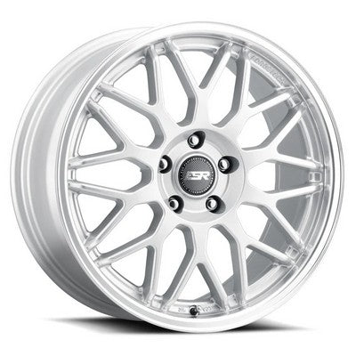 ESR Wheels AP1 Hyper Silver/machine Lip 19x8.5 +30 5x114.3mm 72.6mm
