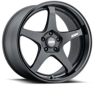 ESR Wheels AP5 Matte Black Gloss Black 19x11 +22 5x114.3mm 72.6mm