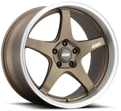 ESR Wheels AP5 Matte Bronze Machined Lip 18x8.5 +30 5x114.3mm 72.6mm