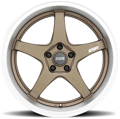 ESR Wheels AP5 Matte Bronze Machined Lip 18x8.5 +30 5x114.3mm 72.6mm
