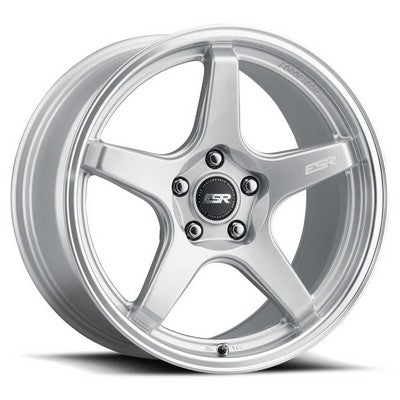 ESR Wheels AP5C Hyper Silver/machine Lip 18x9.5 +22 5x114.3mm 72.6mm