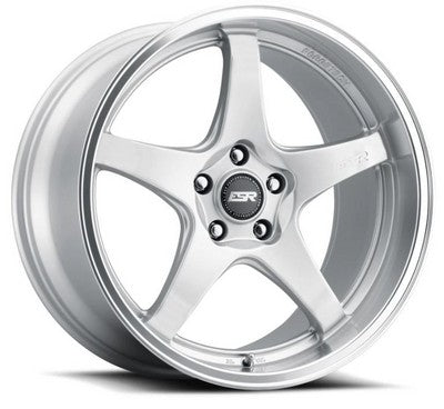 ESR Wheels AP5 Hyper Silver Machine Lip 18x9.5 -99 Custom 999mm